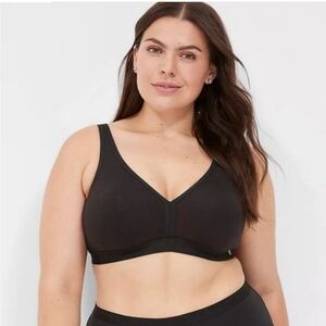 Cacique‎ Black Unlined Full Coverage No Wire Bra Size 42D Plus Size